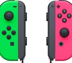 Nintendo Switch Konsole in grün und rot